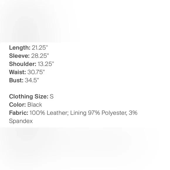 Alice + Olivia Leather Jacket - XS, Black and Navy Blue - Picture 4 of 4